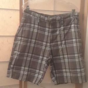 Mens plaid shorts